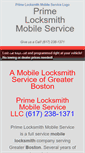 Mobile Screenshot of primelocksmithma.com